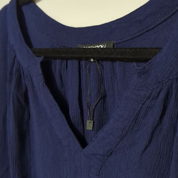 NWT Papermoon Navy and White Blouse - Picture 3 of 9